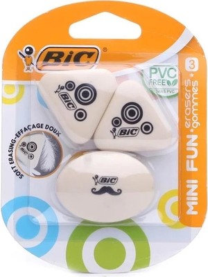Bic Mini Fun Silgi 3 Lü Blister