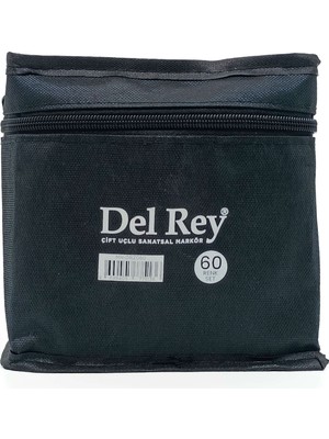 Del Rey Twın Marker Çift Taraflı Grafik Marker Kalem Seti 60 Renk MN-DRZ060
