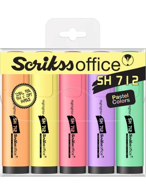 Scrikss Forforlu Kalem Pastel 5 Renk Blister Sh712