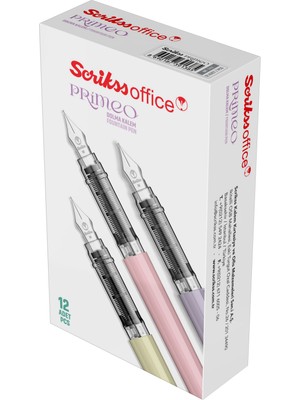 Mikro Scrikss Dolma Kalem Primeo M Uç Lila (12 Li Paket)