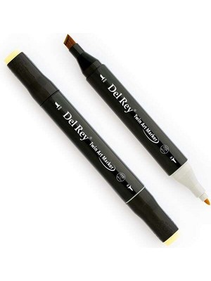 Del Rey Twin Marker Kalem Y49 Pastel Yeşil 05 08 Y49