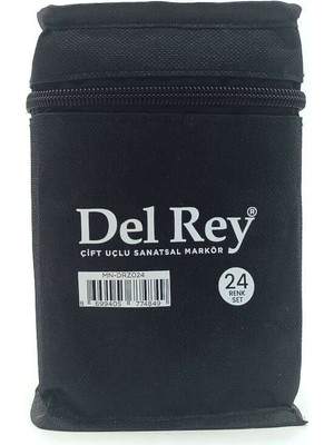 Del Rey Twin Çift Taraflı Marker Kalem Seti 24 Renk