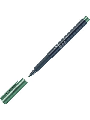 Faber-Castell Metalik Markör Kalem Okyanus Yeşili (10 Lu Paket) 4005401607786