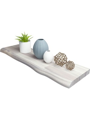 INTERBUILD REAL WOOD Interbuild Yüzer Raf Duvara Monte Yatak Odası Oturma Odası Banyo Mutfak Ofis Dekor Raf