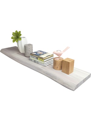 INTERBUILD REAL WOOD Interbuild Yüzer Raf Duvara Monte Yatak Odası Oturma Odası Banyo Mutfak Ofis Dekor Raf