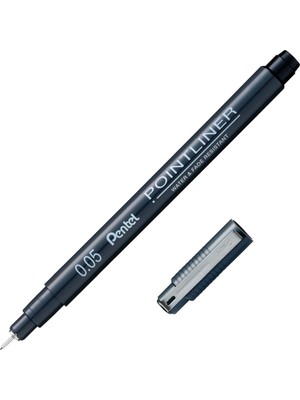 Pentel Fiber Uçlu Yazı Kalemi İnce Uç 0.05 Mm (12 Li Paket) S20P-05A