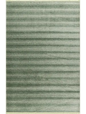 Vivense Stripe Yeşil Kaymaz Taban Kilim  33011A, 200X290