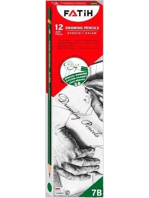 Fatih 7b Dereceli Kurşun Kalem 12'li Kutu