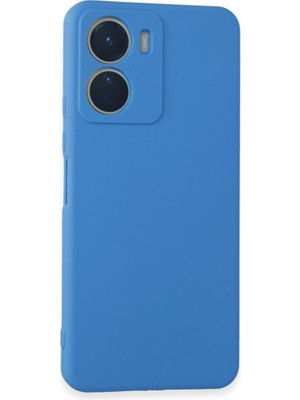 Fırsatkolik Vivo Y16 Kılıf First Silikon - Mavi