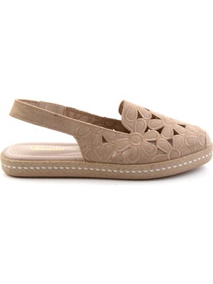 Bambi Vizon  Kadın Espadril K01117009009