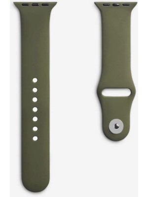 Quse Apple Watch Uyumlu Spor Silikon Kordon S/M Hafif ve Dayanıklı 42mm-41mm-40mm-38mm