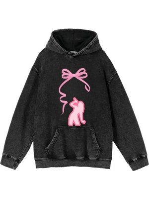Touz Moda Yıkamalı Taylor Swift Vintage Kapüşonlu Sweatshirt