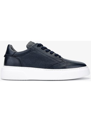 Valmenti Erkek Hakiki Deri Lacivert Sneakers & Spor Ayakkabı 1212 2509 Erk Ayk SK26-27 Lacı Fltr