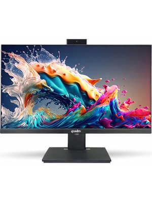 Quadro Expanse Aı B424 Ips Ci5 14400 16Gb 512Gb Nvme Ssd Ob Vga Freedos 23.8" All İn One Bilgisayar P.İzili