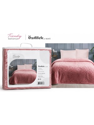 Özdilek Trendy Embos -Rose- Çift Kişilik Battaniye (220X240)
