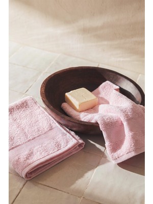 Teohomelinens Assos Mutfak Havlusu, El &yüz Havlu Seti, 2'li Set, %100 Pamuk, 30X50 Cm, A.pembe