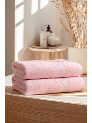 Teohomelinens Assos El  & Yüz Havlusu, 2'li Set, %100 Pamuk, 50X90 Cm, A.pembe