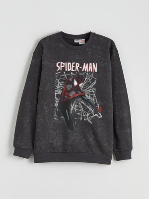 Lc Waikiki Yeni Sezon Spider-Man Baskılı Erkek Çocuk Sweatshirt