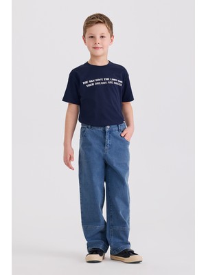 Panço Erkek Çocuk Indigo Pantolon