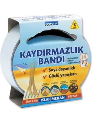 Vodabond Vodaseal Islak Mekan Kaydırmazlık Bandı 36 mm 2,5 Metre