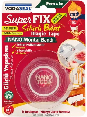 Vodabond Vodaseal Süper Fix Sihirli Bant 19 mm 1 Metre