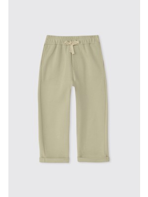 Panço Erkek Bebek Örme Açık Yeşil Pantolon