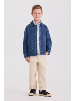 Panço Erkek Çocuk Indigo Ceket