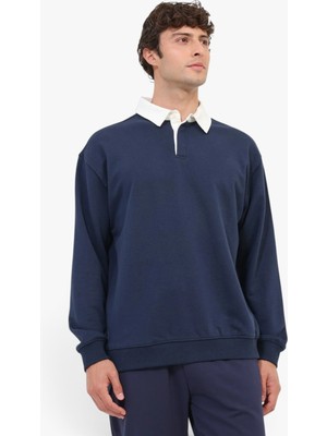 Lumberjack 6W ml Damy 16ID110 6pr Erkek Lacivert Sweatshirt - 102708389