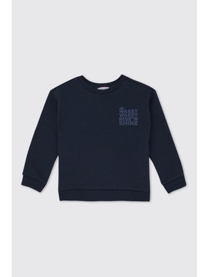 Panço Erkek Bebek Lacivert Sweatshirt