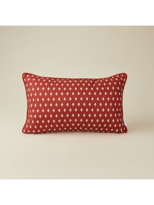 Evidea Soft Feel Koro Kırlent Kılıfı - Bordo - 30X50 cm