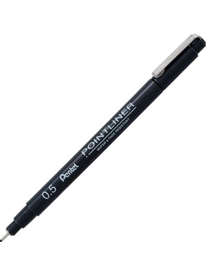 Pentel Fiber Uçlu Yazı Kalemi İnce Uç 0,5 Mm (12 Li Paket) S20P-5A