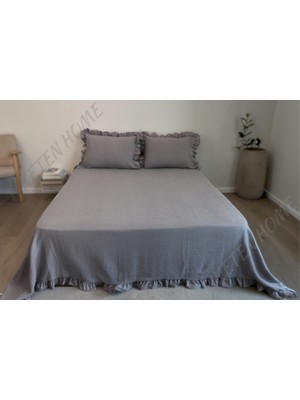 Piketen Catena Serisi Tek Kişilik Fırfırlı Pike Takımı 170 x 220