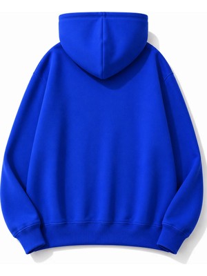 herkesemoda The Boss Baskılı Kapüşonlu 2 Iplik Şardonlu Sweatshirt
