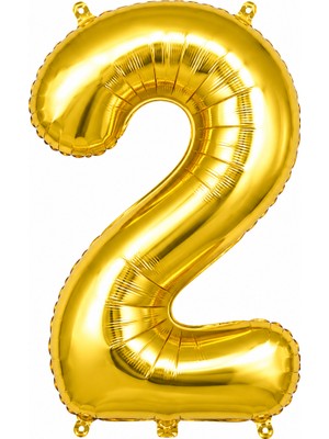 Cansüs Can Süs Gold Folyo Balon Rakam-2