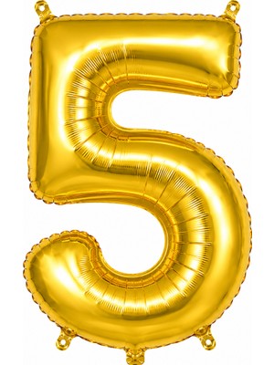 Cansüs Can Süs Gold Folyo Balon Rakam-5