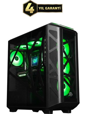 Monster Tulpar TD3 V2.1.10 Intel Core I7 14700F B760 Anakart 32 GB RAM 1 TB SSD RX 9070 XT Windows 11 Masaüstü Oyun Bilgisayarı - Siyah