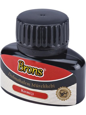 Brons Kırmızı Dolma Kalem Mürekkebi BR-313