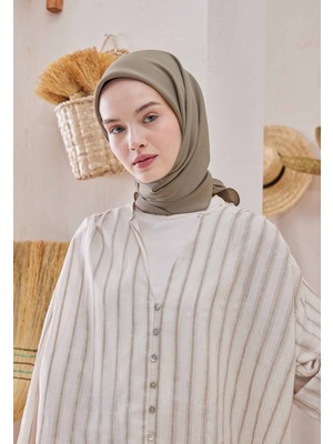 Fresh Scarfs Pamuk İpek Eşarp Naturel Bej