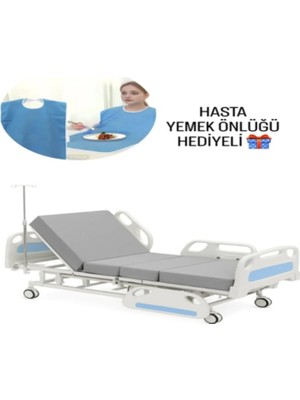 Viscomet Tela Kumaş Hastane Yatağı 90X190X14 cm