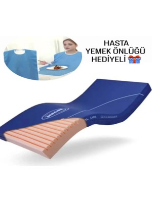 Viscomet Ful Ortopedik Hava Kanallı Sünger Hasta Yatak 90X190X14