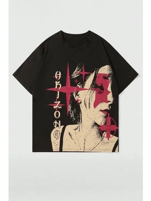 Balina Siyah Arizona Girl Grunge Y2K Unisex T-Shirt