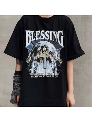 Balina Siyah Vestal - Blessing Can Come From (Unisex) T-Shirt