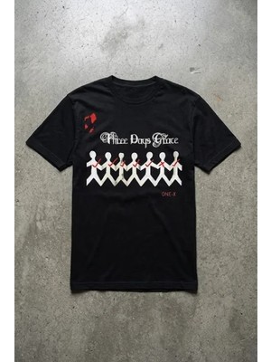 Balina Siyah Three Days Grace One-X Unisex Y2K T-Shirt
