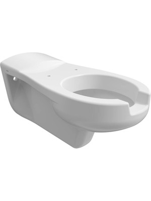 Bocchı Bocchi - Bedensel Engelli Asma Klozet 75 cm Önü Açık Parlak Beyaz- 2011-001-0128