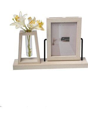 Deconore Frame & Flora Askılı Fotoğraf Çerçevesi ve Vazo 4''x 6'