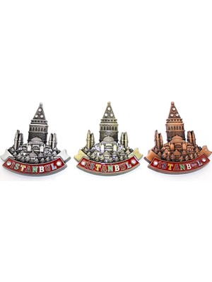 Ynt İthalat Istanbul Temalı Metal Magnet ALK3332