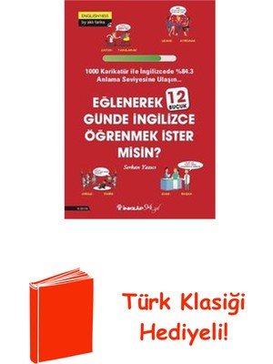 İnkılap Kitabevi Eğlenerek 12 Buçuk Günde Ingilizce Öğrenmek Ist... + Türk Klasiği Hediye