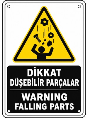 Ti Play Dikkat Düşebilir Parçalar 21X30CM Pvc Isg Levha