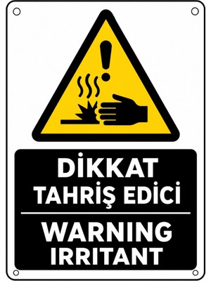 Ti Play Dikkat Tahriş Edici 21X30CM Pvc Isg Levha