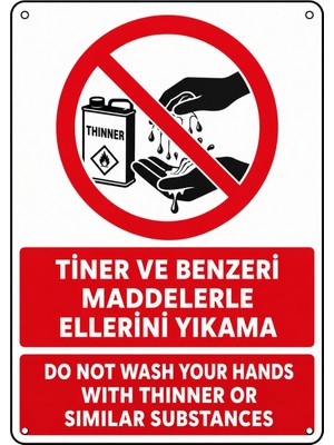 Ti Play Tiner ve Benzeri Maddelerle Ellerini Yıkama 21X30CM Pvc Isg Levha